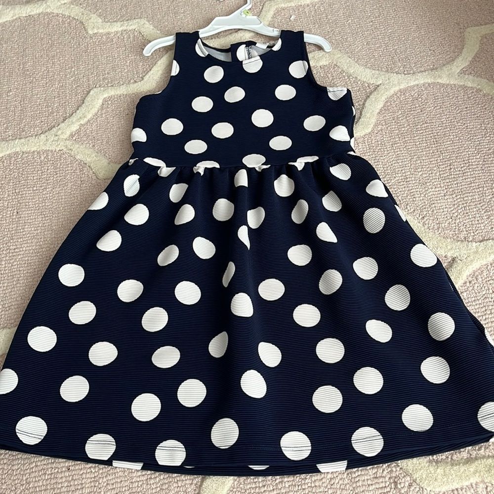 H&M pocket navy dress size 6-8 years old